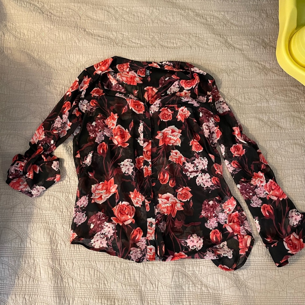 Kut from the kloth button down blouse